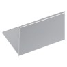 PROFILO PER FAI DA TE ANGOLARE mm 10 x 10 x 1 - mt 2 col.argento