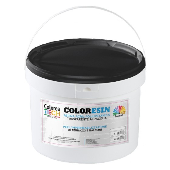 RESINA ACRILPOLIURETANICA FILMANTE 'COLORESIN' lt. 5 - trasparente