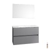 MOBILE BAGNO SOSPESO DEARUM - cm 80 x 45 x 52 Bianco Lucido