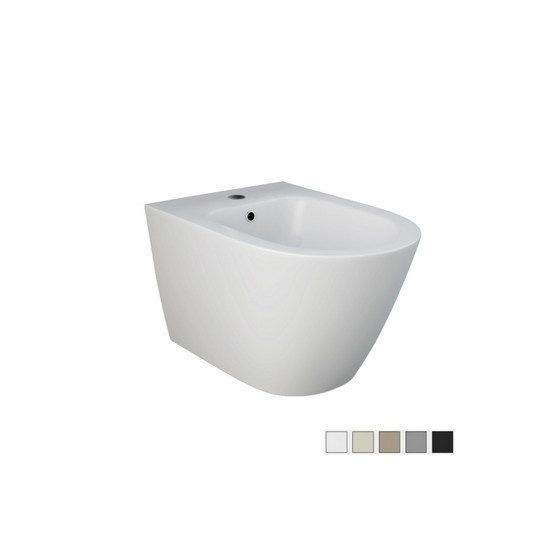 BIDET SOSPESO FEELING FISSAGGIO NASCOSTO - Er. Rub - Grigio Opaco Mat