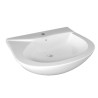 LAVABO SEMINCASSO MOD. LIWA CM 64X54 - Bianco