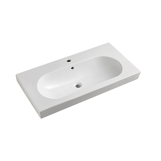 LAVABO A PARETE MOD. LP963 CM 92X46 - cm 92 x 46