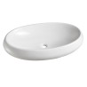 LAVABO DA APPOGGIO MOD. LA67 CM 75 X 44 - Bianco