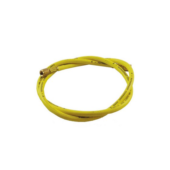 TUBO FLESSIBILE FRUSTA DI VUOTO E CARICA BASIC LINE GIALLO 1/4"X1/4" - 1/4" x 1/4" diritto