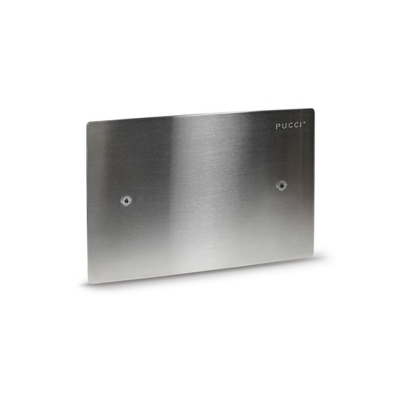 PLACCA INOX PUCCI - -