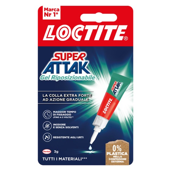 SUPER ATTAK 'GEL RIPOSIZIONABILE' gr. 3