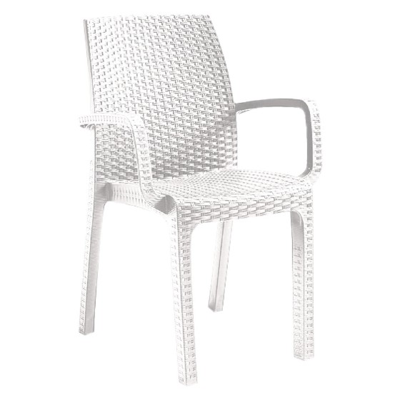 SEDIA IN POLIPROPILENE 'VERONA ARMCHAIR' grafite - BICA